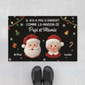 7099DFR1 effet dimpression 3d paillasson personnalise la maison de papi et mamie noel 7099d3lzi_2