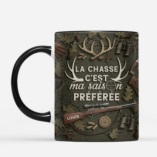 7102MFR2 effet dimpression 3d mug personnalise la chasse est ma saison preferee 7102m8vnb