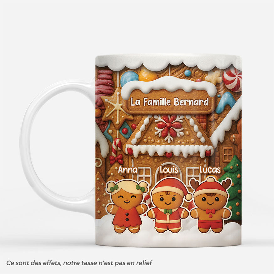 7106MFR1 effet dimpression 3d mug personnalise la famille biscuit de noel 7106m8qti
