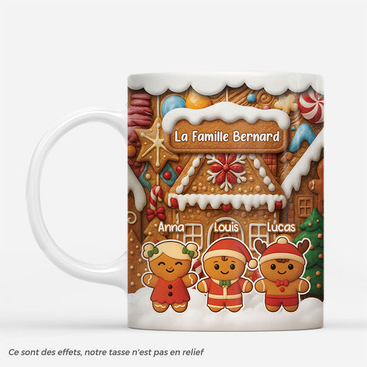 7106MFR1 effet dimpression 3d mug personnalise la famille biscuit de noel 7106m8qti