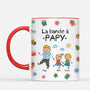 7134MFR2 effet dimpression 3d mug de noel personnalise la bande de mamie papy avec cadeau 7134mkv5a