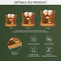 7140OFR3 effet dimpression 3d ornement noel acrylique personnalise vieillir ensemble couple toi  moi 7140otpng