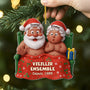 7144OFR2 effet dimpression 3d ornement noel acrylique personnalise vieillir ensemble couple unique 7144o3zwg