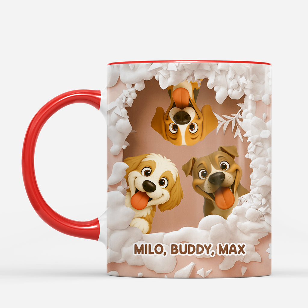 Bricolage Enfant 7 Ans Mug Tasse Chien Golden Retriever Chien De Race Chien  D'Eau Fond Vert Activité Manuelle Facile En Papier, image size:1024x1024