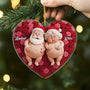 7150OFR2 effet dimpression 3d ornement acrylique personnalise cadeau de noel pour couple_ unique 7150o3pqg
