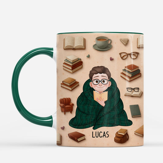 7168MFR2 effet dimpression 3d mug personnalise femmehomme fille qui adore lire les livres 7168m8vza