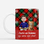 7170MFR1 mug de noel personnalise un homme qui aime ses chats 7170mkpcd