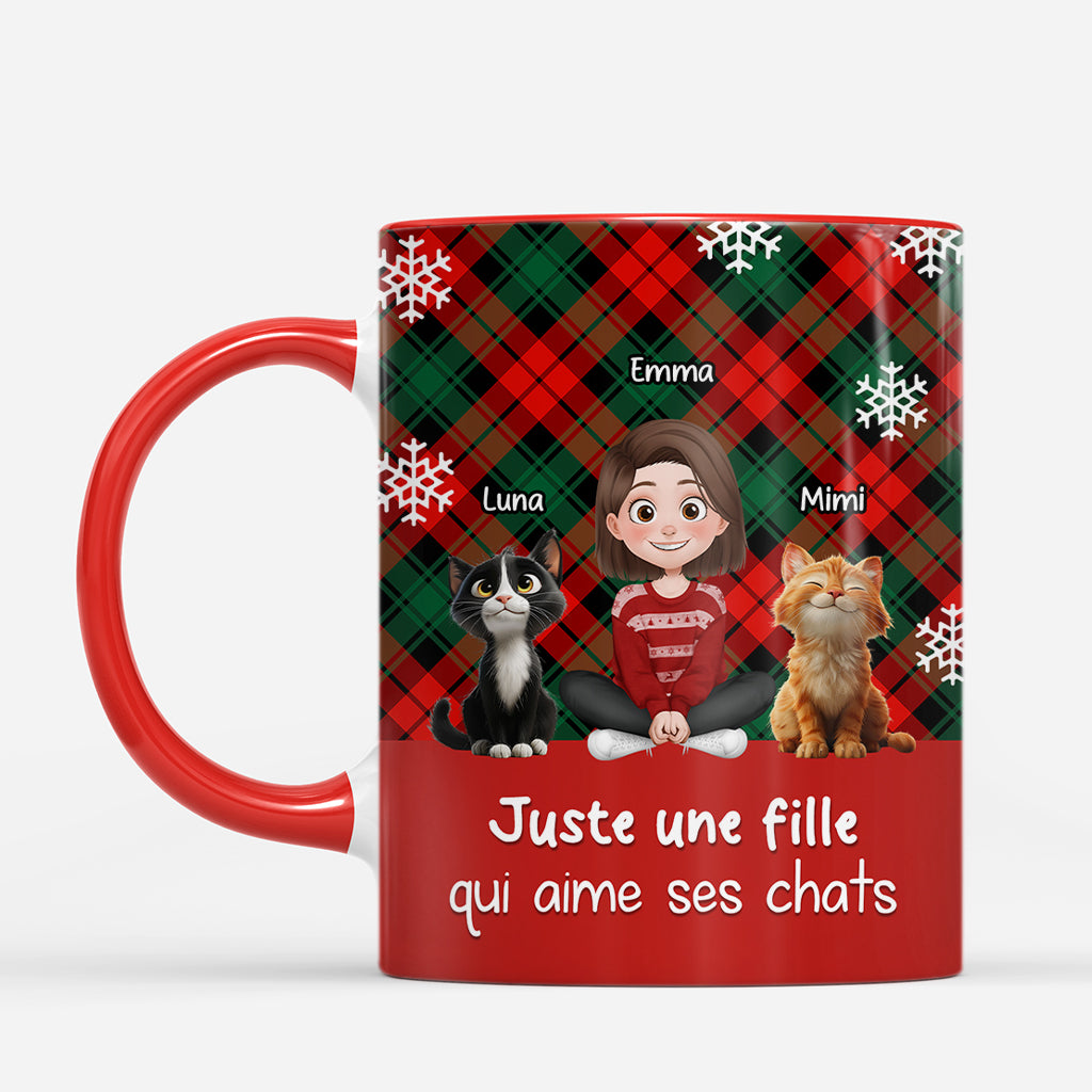 7170MFR2 mug de noel personnalise un homme qui aime ses chats 7170mkpcd