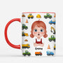 7178MFR2 effet dimpression 3d mug personnalise enfant vehicules de chantier 7178m8tzk