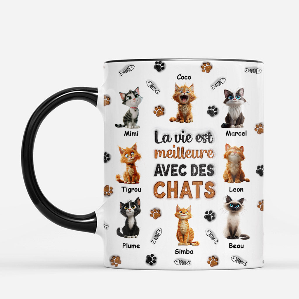 7197MFR2 effet dimpression 3d mug personnalise la vie est meilleure avec mes chiens 7197m6ywc_87acdf3b 91c6 4fa7 8300 16c156b2aad7