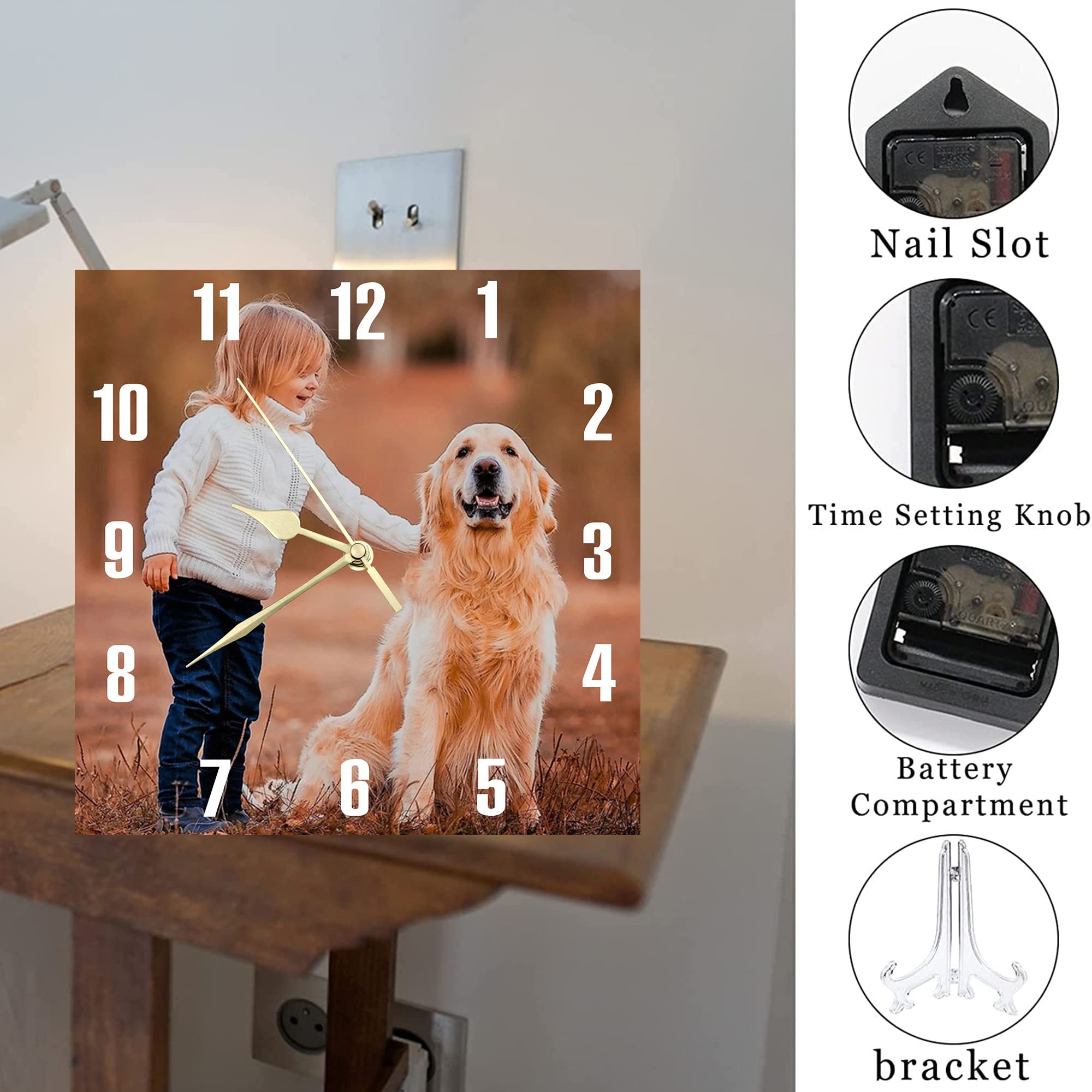 Horloge personnalisée - idee cadeau maison