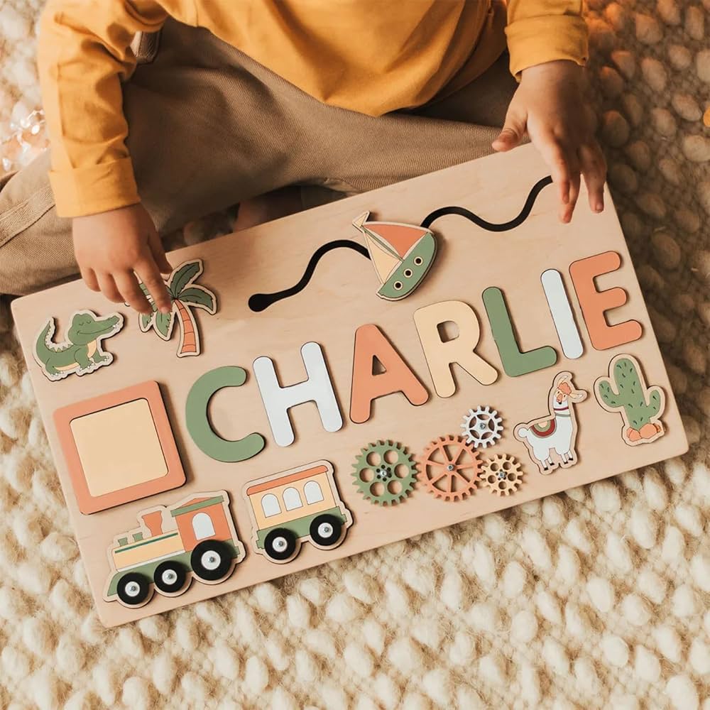 Puzzle Prénom Personnalisé en Bois