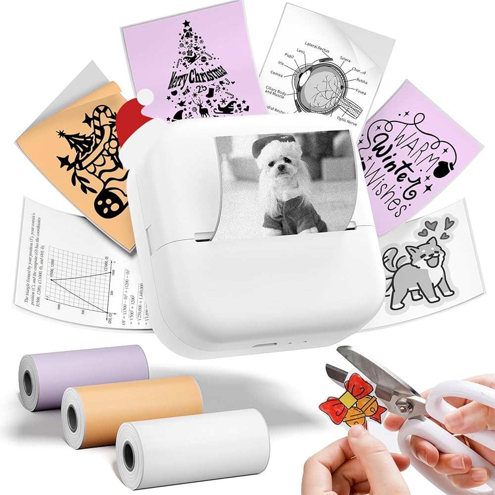 Mini-imprimante thermique de poche Phomemo