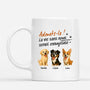 7207MFR1 mug personnalise la vie serait ennuyeuse sans chiens 7207m6v5c