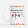 7211MFR1 mug personnalise amour dans le jardin de mamie maman 7211m6t5a