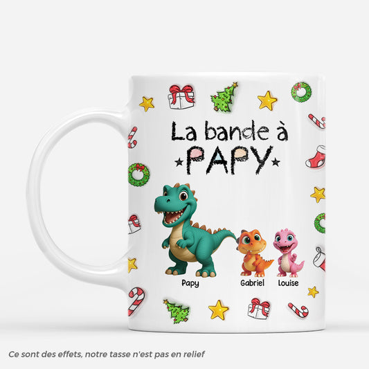 7213MFR1 mug personnalise la bande a mamie papy dinosaure 7213m6t5b