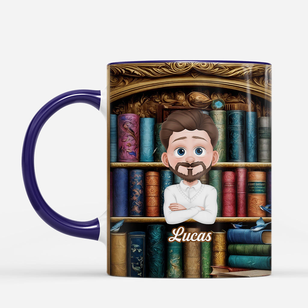 7219MFR2 effet dimpression 3d mug personnalise femmehomme aime les livres juste un chapitre de plus 7219m8vza