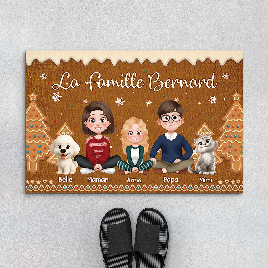 Paillasson Personnalise Famille