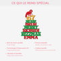 7228OFR4 ornement en bois a 1 couche personnalise pour femmehomme sapin de noel_ humour avec argots 7228oktma