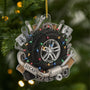 7230OFR1 effet dimpression 3d ornement acrylique personnalise pour femmehomme sapin de noel pneu 7230okvcb