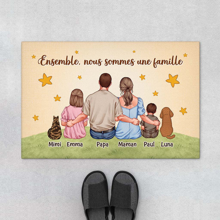 Paillasson personnalisé avec phrase rigolote paillasson