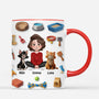 7246MFR3 effet dimpression 3d mug personnalise chat un garcon qui aime le chat 7246mkvzd