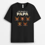 7263AFR1 t shirt personnalise de noel pour papamaman la bande a papa renne 7263a3z5b