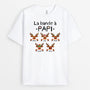 7270AFR1 t shirt personnalise blanc de noel jolis rennes de papy mamie 7270a3z5b
