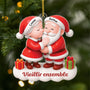 7315OFR1 effet dimpression 3d ornement acrylique personnalise vieillir ensemble couple de noel 7315o3q5g