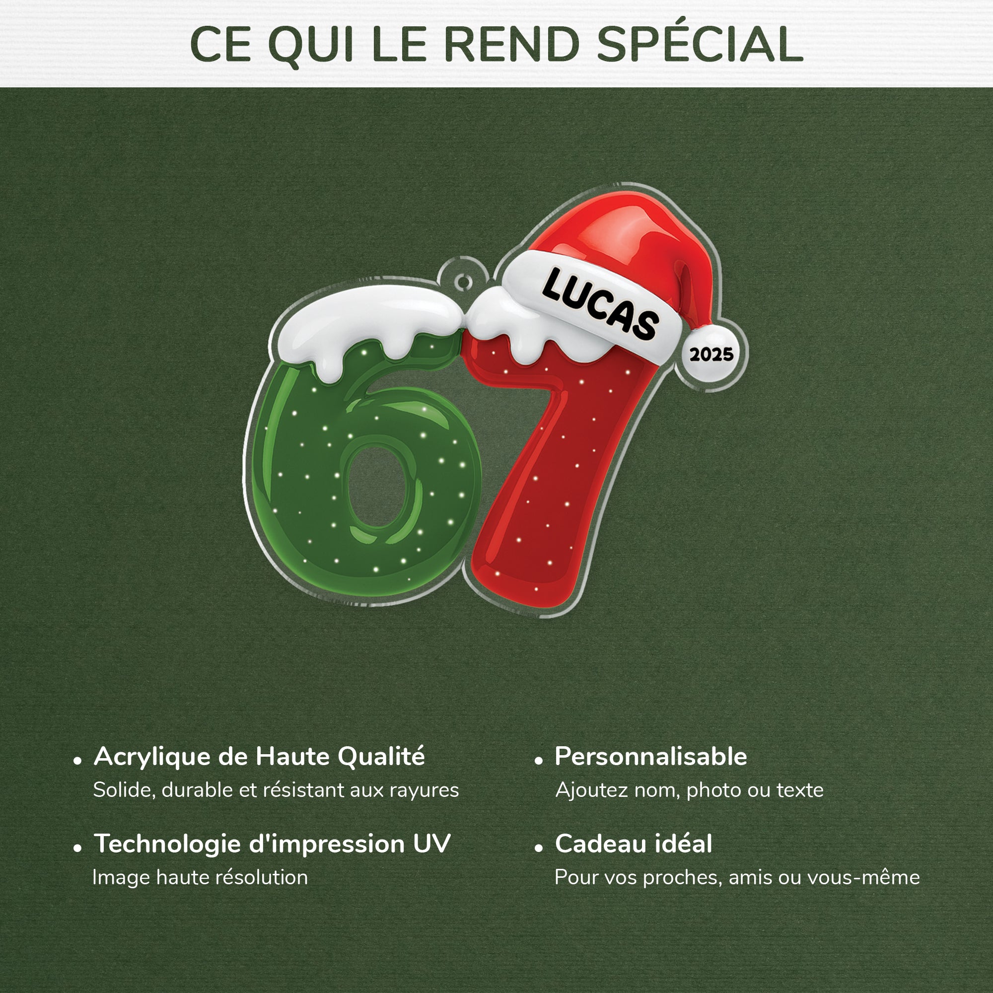 7316OFR4 ornement acrylique personnalise femmehomme noel avec meme 67 7316okv5b