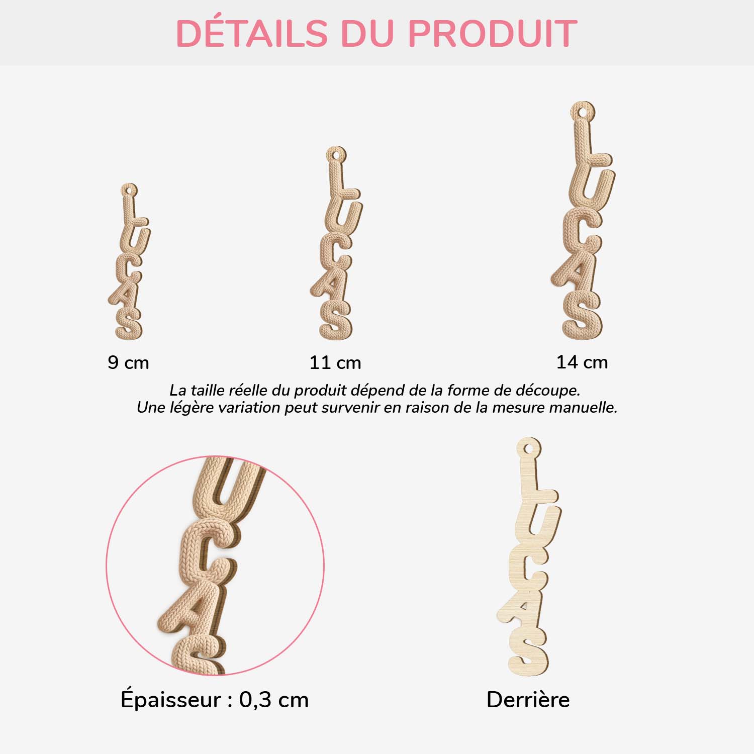 7319OFR1 effet dimpression 3d ornement en bois a 1 couche personnalise hommefemme lettres de prenom style crochet 7319ot5la_2