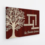 7329CFR2 toile personnalisee famille arbre de vie avec mots croises 7329c8v5i