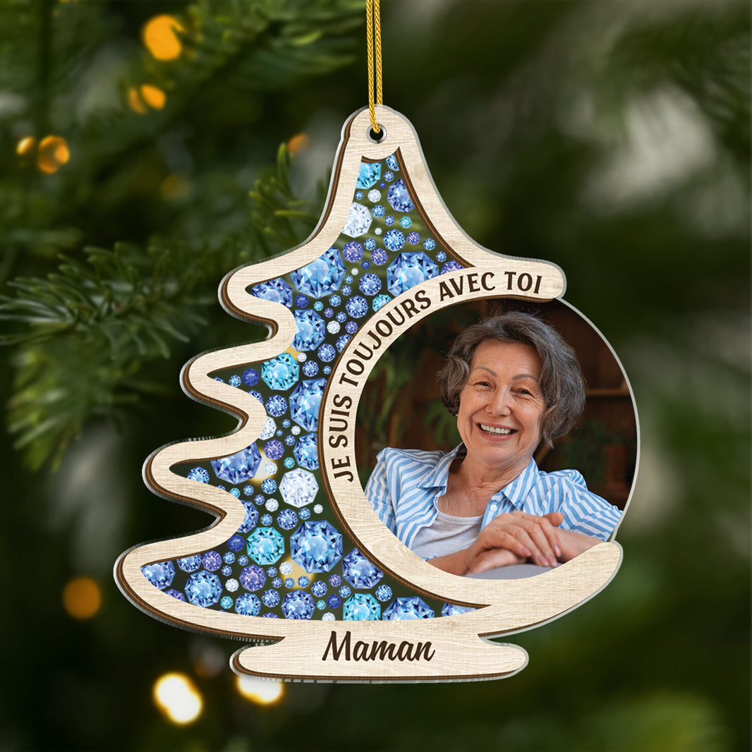 Ornement De Noël 'Maman' En Boule Métallique - Décoration Suspendue, Neuf