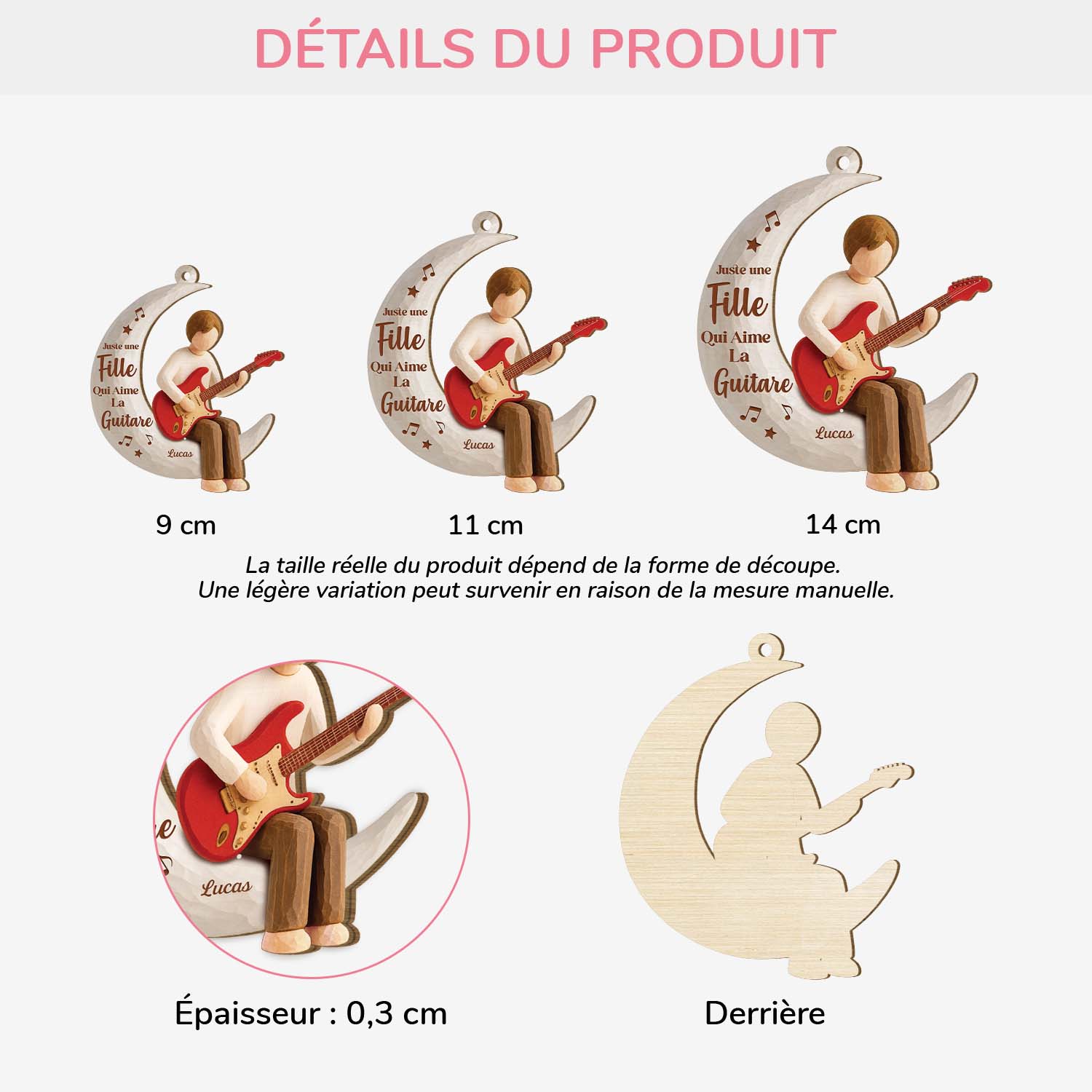 7351OFR3 ornement noel en bois a 1 couche personnalise femmehomme qui aime la guitare 7351otl5a