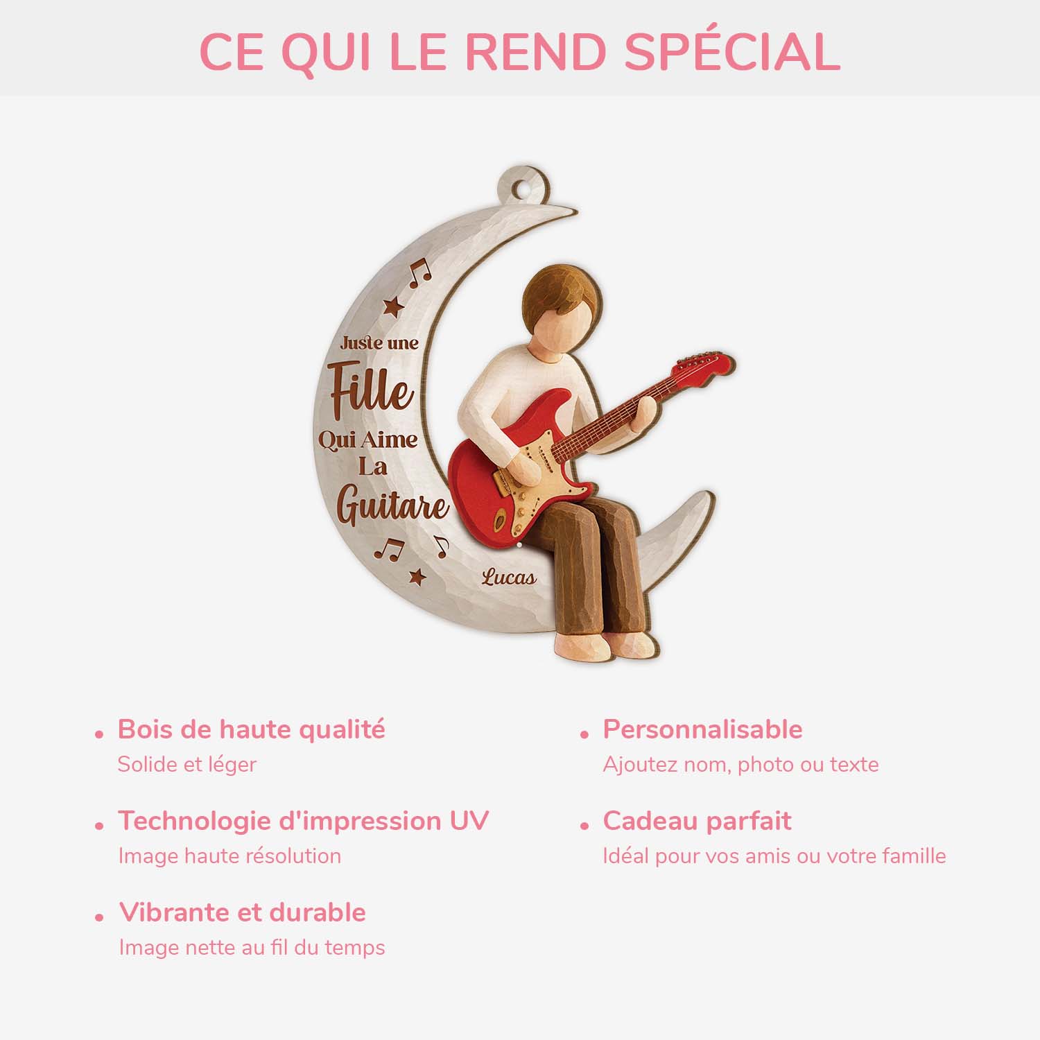 7351OFR4 ornement noel en bois a 1 couche personnalise femmehomme qui aime la guitare 7351otl5a