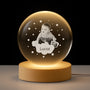 7356LFR1 veilleuse boule de cristal personnalisee avec photo enfant mon bebe et les etoiles 7356lkq5k