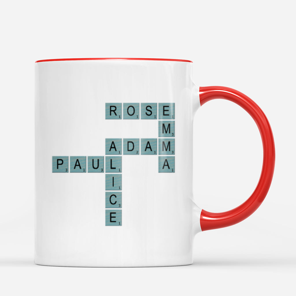 7370MFR2 mug personnalise collegue avec mots croises joyeux noel patron 7370mkpco
