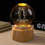 7372LFR1 veilleuse boule de cristal 3d personnalisee couple premier baiser 7372l6vzg