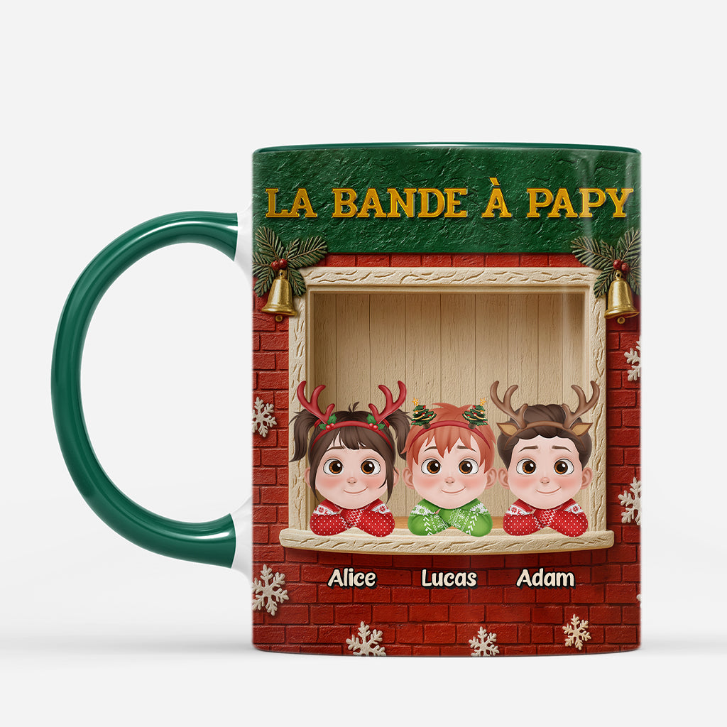 7387MFR2 effet dimpression 3d mug de noel personnalise bande a mamie papy 7387mtyna