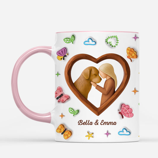 7393MFR1 effet dimpression 3d mug personnalise juste une fille qui aime les chiens 7393mklzc_1