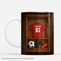 7415MFR1 effet dimpression 3d mug personnalise hommefemme cadeau fan de foot 7415mtvmb