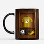 7415MFR2 effet dimpression 3d mug personnalise hommefemme cadeau fan de foot 7415mtvmb