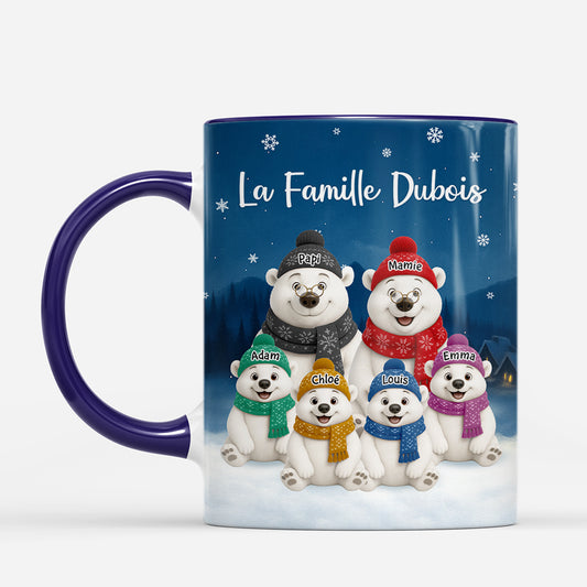 7417MFR2 mug personnalise famille familly ours ensemble 7417m3pzi