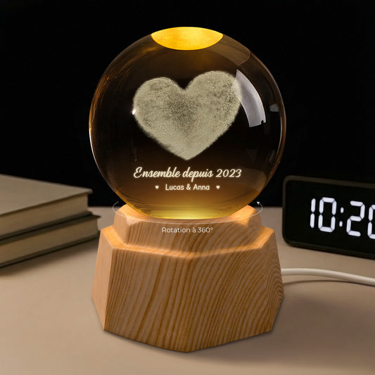 7419LFR1 veilleuse boule de cristal 3d personnalisee couple notre amour ensemble depuis 7419lkvtg_3e7ead34 ee4a 4ba6 8a17 7f300d44cd9b