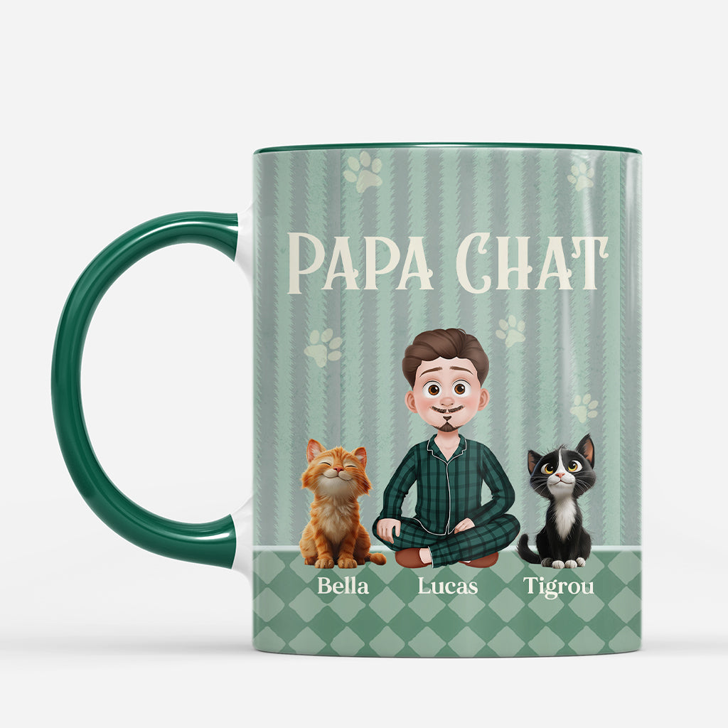 7424MFR2 mug personnalise chat maman chat pastel 7424m8tad