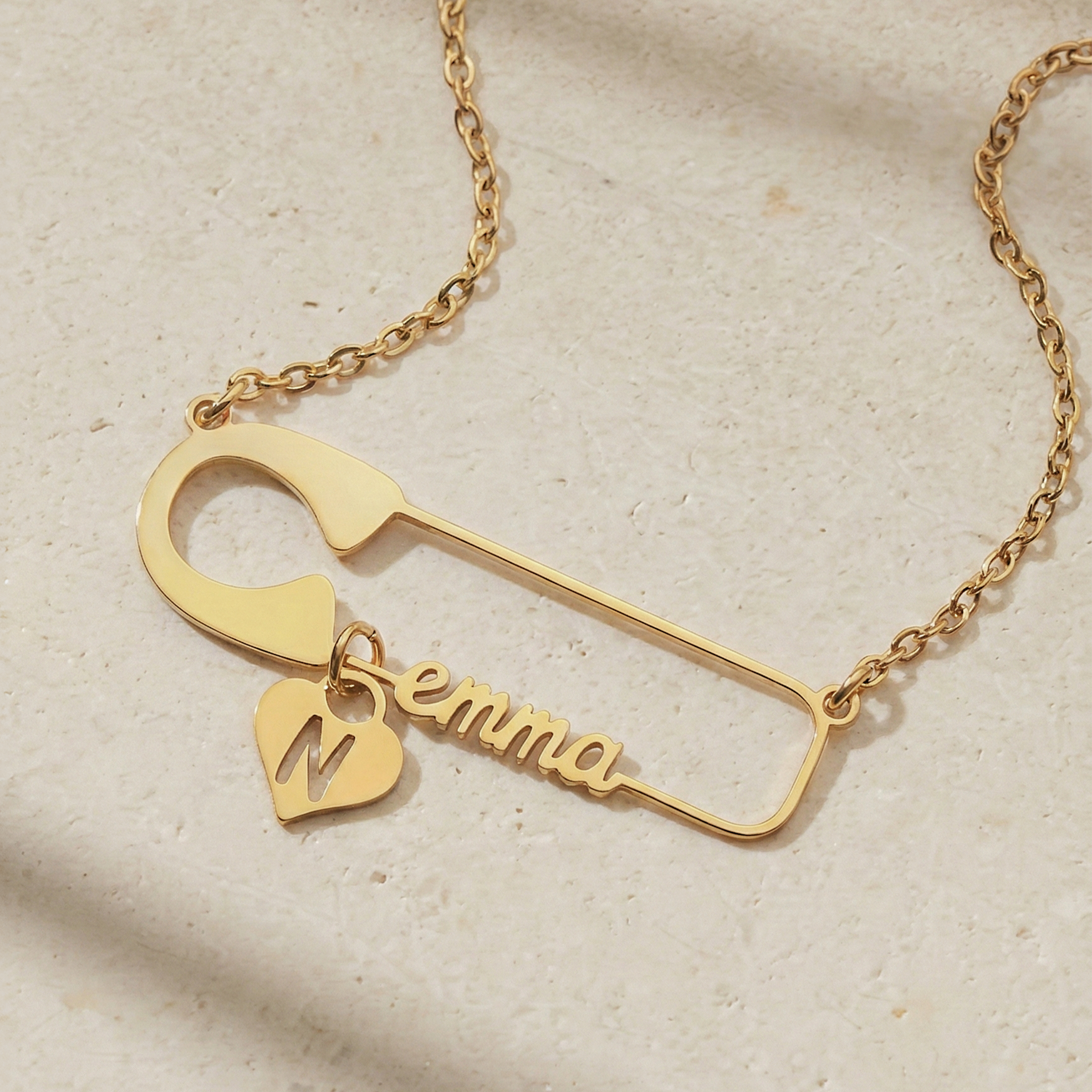 7426JFR2 collier personnalise prenom femmehomme epingle de nourrice 7426j0v5a