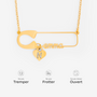 7426JFR4 collier personnalise prenom femmehomme epingle de nourrice 7426j0v5a