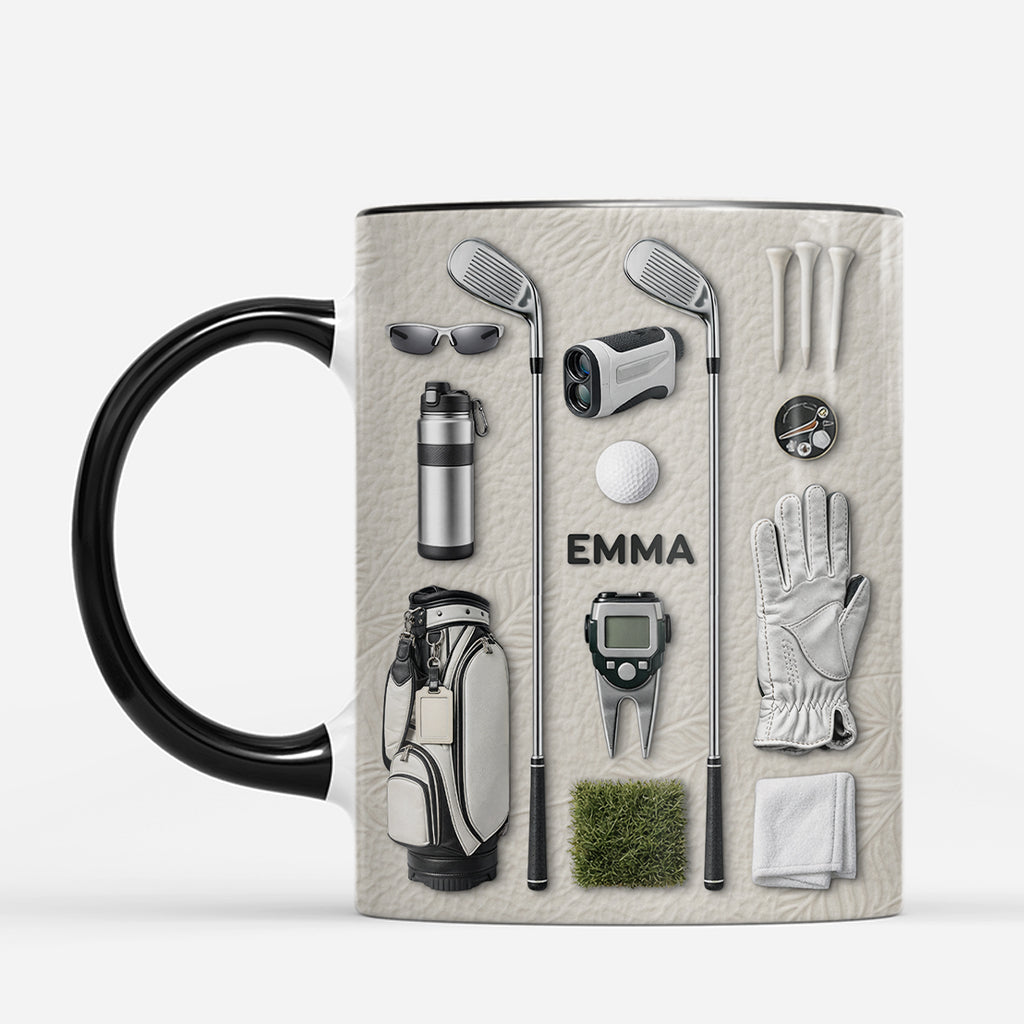 7443MFR2 effet dimpression 3d mug personnalise golf cadeau pour un golfeur 7443m3vzb