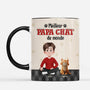 7450MFR2 effet dimpression 3d mug personnalise meilleur papa chat 7450m3qad