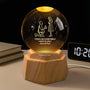 7454LFR2 veilleuse boule de cristal 3d personnalisee vieillir ensemble depuis 7454l6vcg